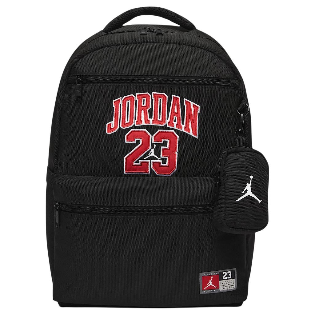 New Jordan Polyester Backpack Kids' Black IO2548-010