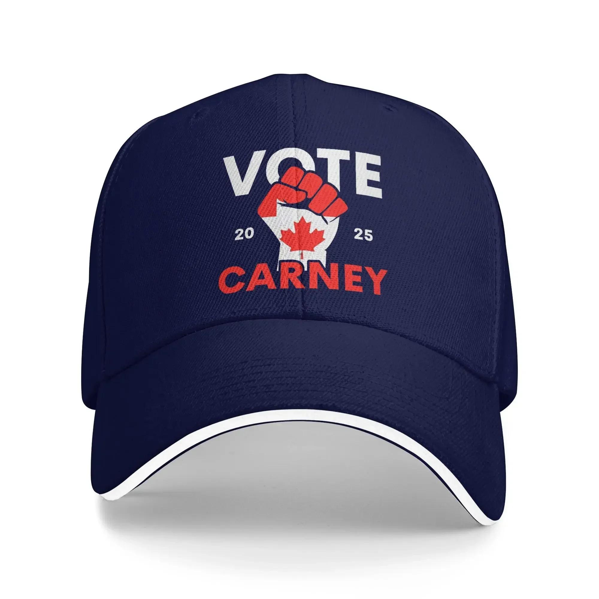 

Vintage Vote Carney Funny Canadian Political Golf Cap Unisex Trucker Hat Daily Golf Adjustable Fit Sun Caps One Size