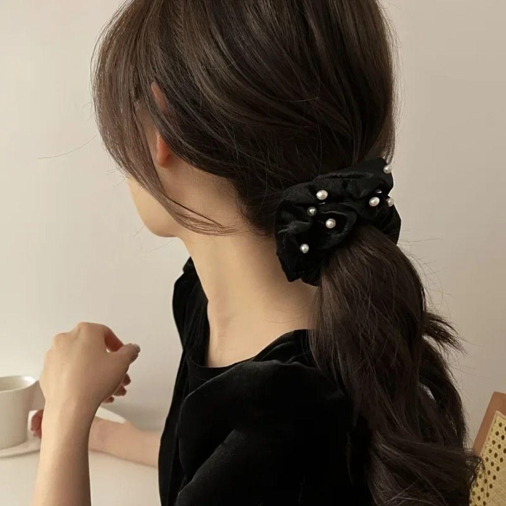Velvet Hair Bands Large Size Hair Accessories Fashion Large Intestine Hair Bands  Daily Use