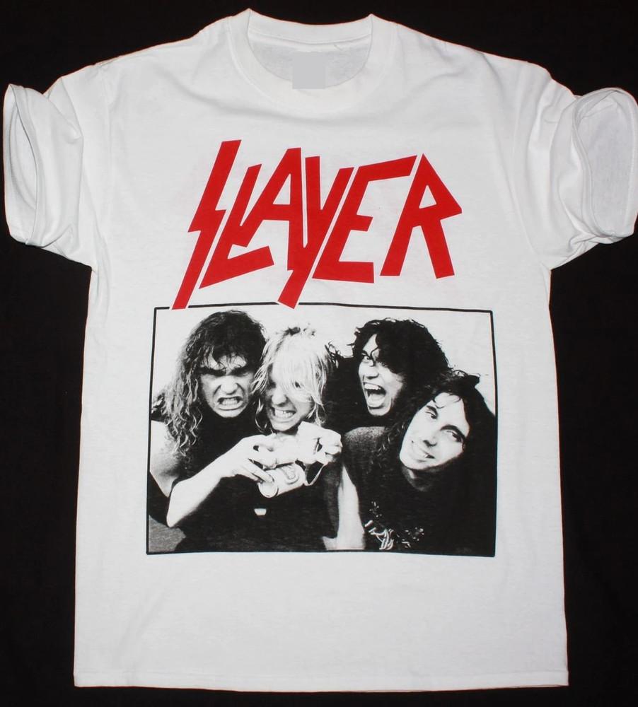 Slayer Band Legend T-shirt White Short Sleeve All Sizes S-5XL TA5695 Unisex T-Shirt
