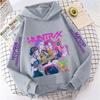 Korean Popular Demon Hunter Children's Hoodie Casual Girl Clothing Autumn and Winter Cute Cartoon Warm Children's Clothing