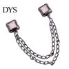Clothing Adjustment Accessory Magnetic Clips for Pants Sleeve Hem, Multi-Function Fabric T-shirt Hem Clip Holder with Chain, Detachable Strong Magnet