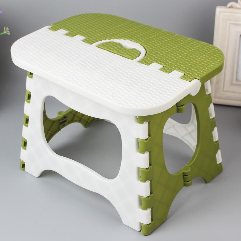 BD-03 Bambusmuster Tragbarer Klapphocker für Kinder & Erwachsene