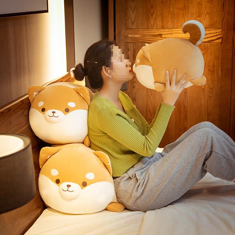 Cute Shiba Inu Plush Toy - Soft Stuffed Animal Pillow, Ideal Birthday Gift for Girls