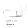 Console navigation frame decoration cover trim Stainless steel strip interior molding sequ 3D sticker for Volvo S60 V60