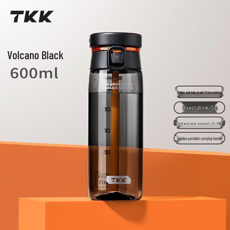 TKK Tritan Dual-Drink Sports Water Bottle with Straw