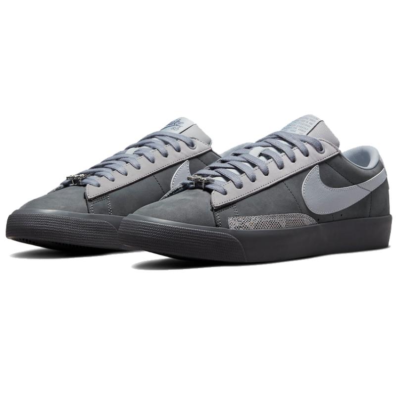 Nike Sb Blazer Low Fpar Cool Grey Skateboard Shoes DN3754-001