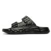 Tongs Homme Été à Double Boucle Décontractées à Enfiler Sandales Slides Homme Semelle Épaisse 3,5 cm Chaussures Douces Confortables