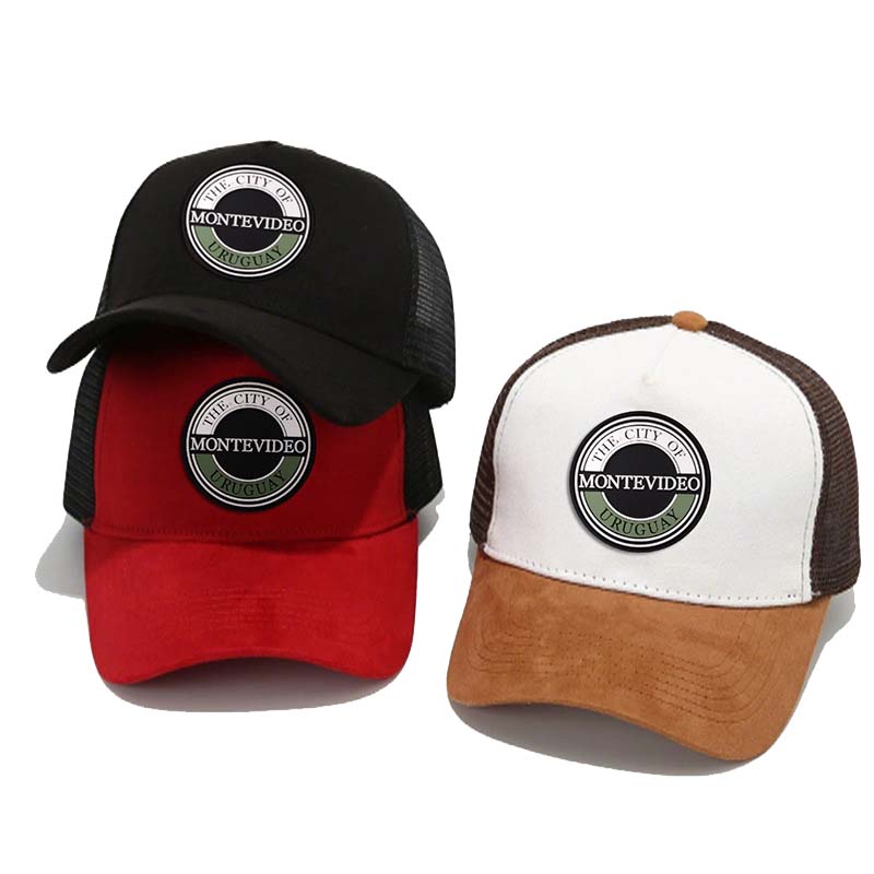 Spring Summer Suede 5 Panel Mesh Baseball Cap Big Head Unisex Trucker Hat Men And Women Sport Snapback Caps Leisure Gorros