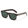 New Fashion Retro Large Square Frame UV 400 Sunglasses Personalized Light Weight Eyewear Outdoor Traveling Sunscreen Eyeglasses