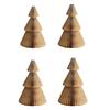 3/4Pcs Christmas Tree Ornament Easy Assembly Geometric Origami Christmas Tree Festive Merry Christmas Decor
