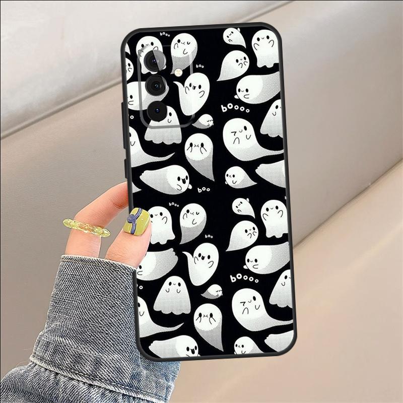 Cute Halloween Ghost Bat Case For Samsung Galaxy A35 A15 A55 A53 A33 A13 A36 A56 A26 A16 A22 A32 A52 A54 A34 A05 A06