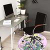 1pc Psychedelic Mushrooms Round Carpet, Made of Polyester,Perfect for Decorating Office Chairs, Living Rooms Fplt039