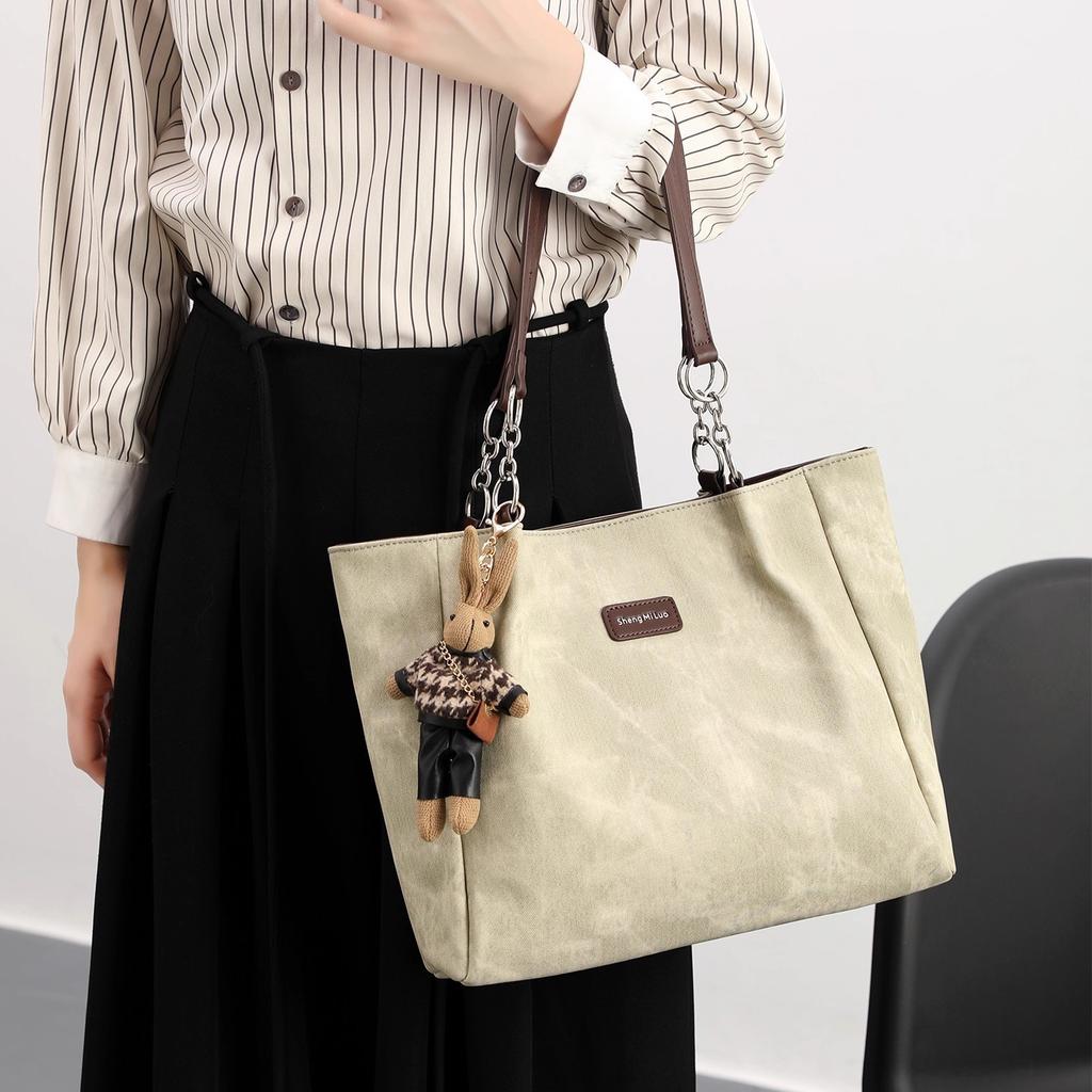 Official Website Simple Large Capacity Bag, New Versatile and High-end Large Bag, Work Commuting Armpit Tote Bag