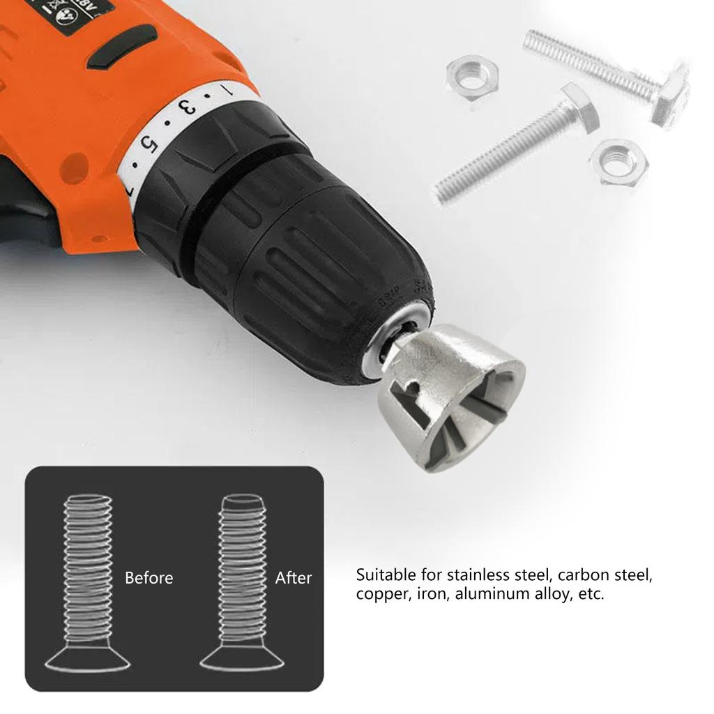 Kit de scule de debavurare metal cu mâner hexagonal, burghie de debavurare, unealtă de șanfrenare margine anti-alunecare, unealtă de debavurare rășină