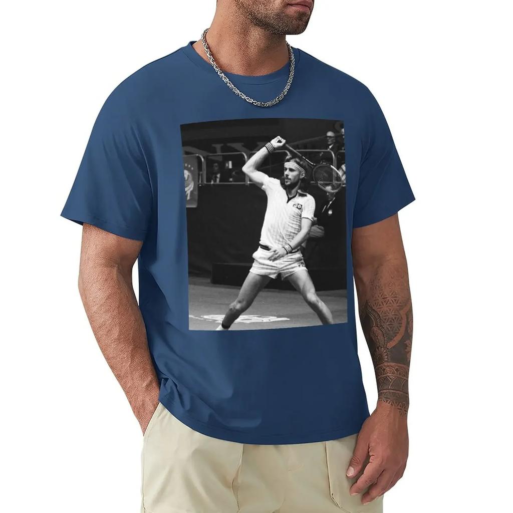 Borg The Ice Unisex Tennis Legend TShirt blanks oversized t shirt tees graphic shirts fruit of the loom Unisexs t shirts