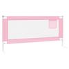 VidaXL Child Bed Safety Rail Protection for Baby Toddler Bed Bedroom Home Interior Pink 10205
