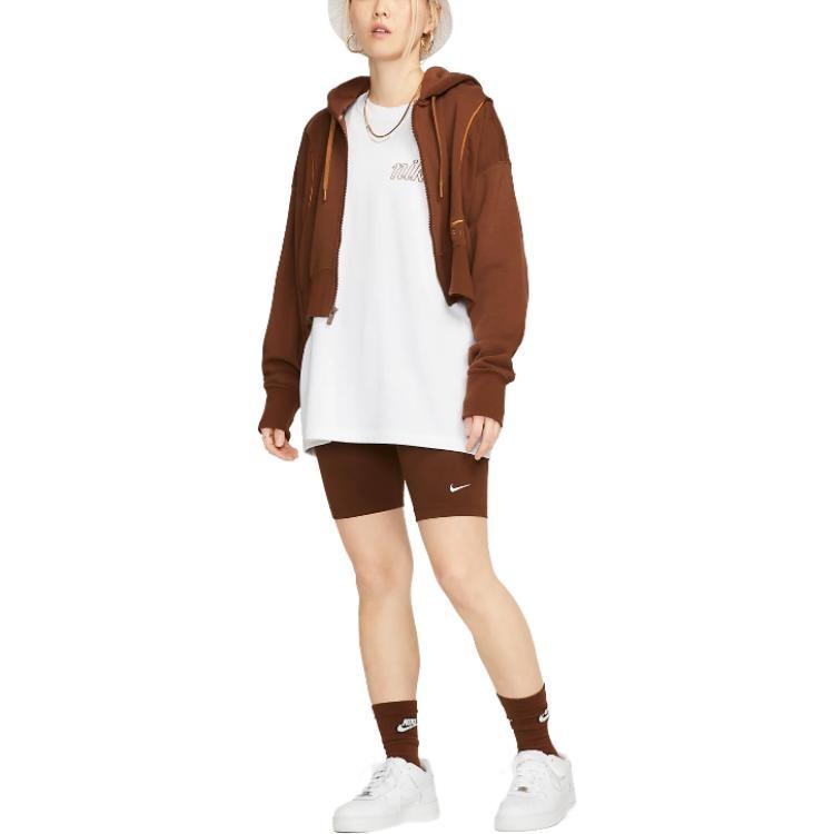 (WMNS) Nike Sportswear Bear Graphic Oversized T-shirt Asia Sizing 'White' Women's FQ6010-100