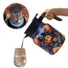 1000ml Vintage Floral Tea Kettle with Lid Mini Hot Coffee Pot Built-in Infuser Tea Separation Water Bottle for Hot Drinks