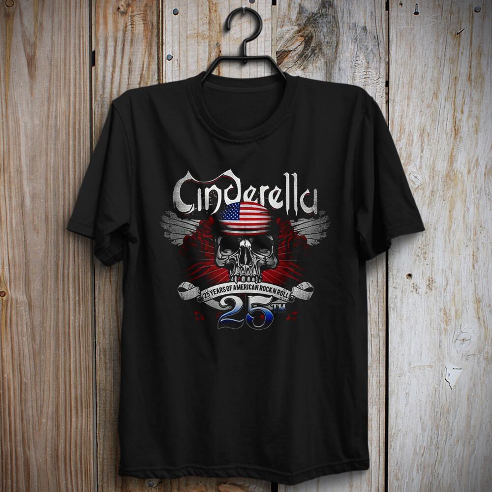 Vintage Cinderella 25 Years of American Rock N Roll TShirt Tom Keifer Fred Coury Unisex T-Shirt XL