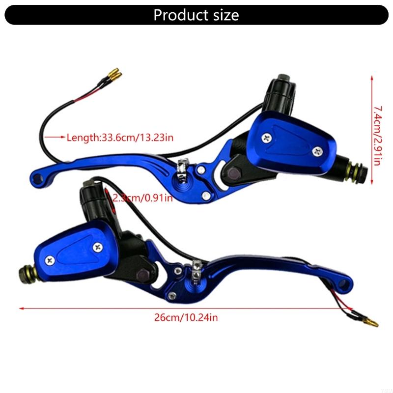 Y4UA Motorcycle Brake Cylinder Lever, Handle Brake Cylinder Clutch Lever,Hydraulic Brake Clutch