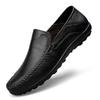 Men's Casual Leather Slip-On Moccasins - Spring/Summer Low-Cut Driving Shoes