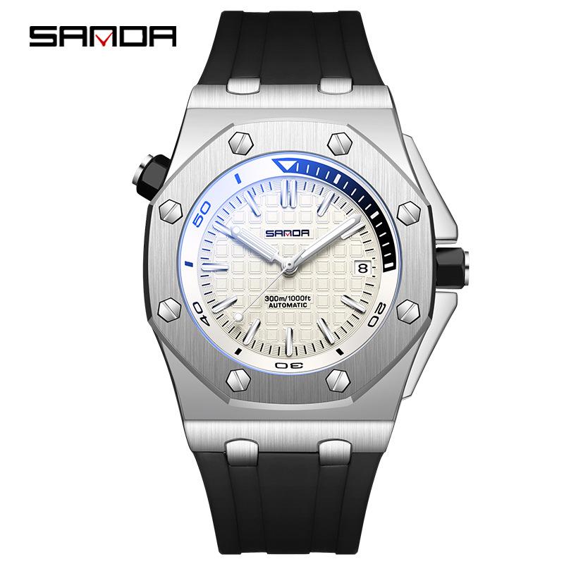 Sanda 7031 Men s Automatic Mechanical Watch with Calendar - Trendy  Fashionable.
