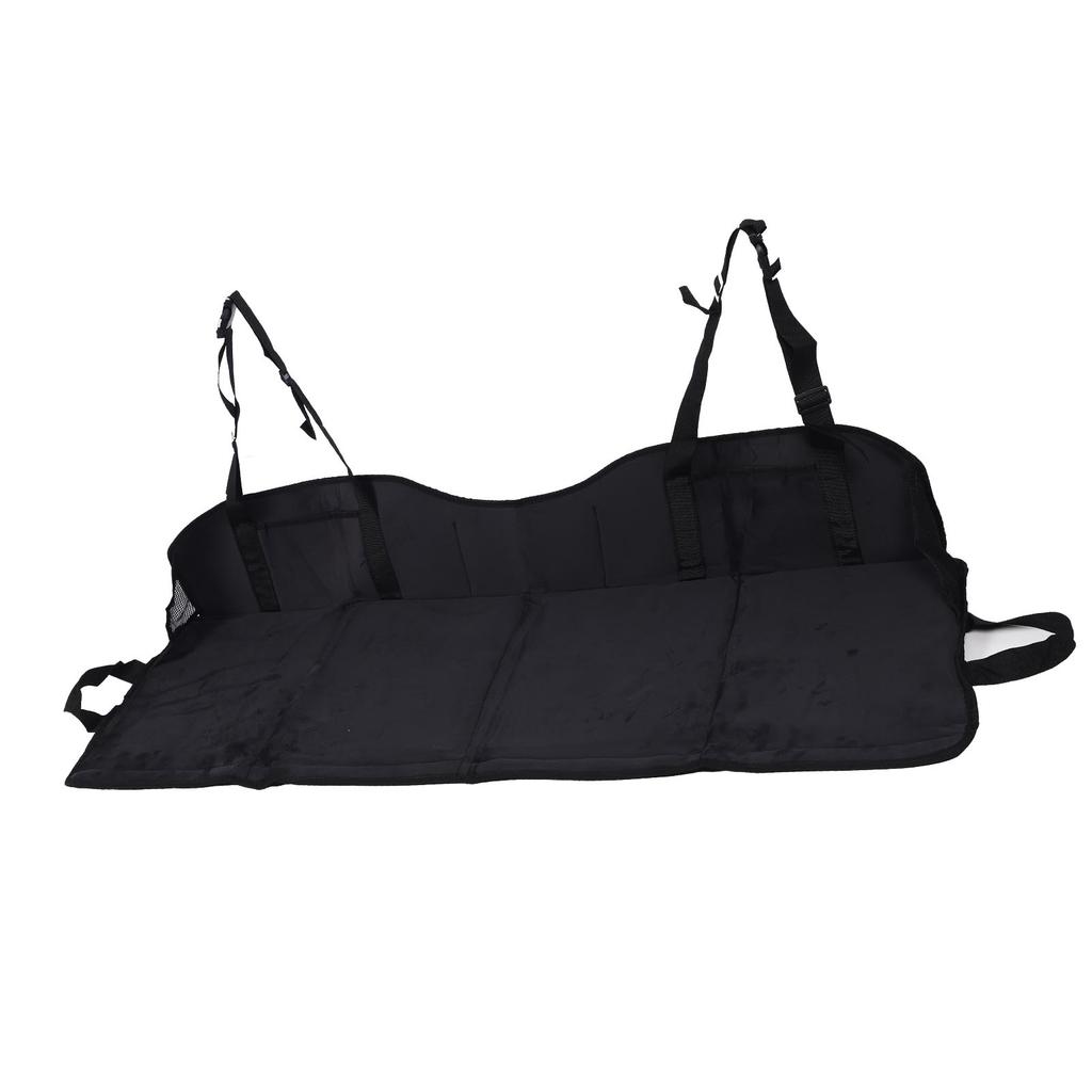 Skládací prodlužovač zadního sedadla auta Měkký vylepšený komfort Plyšový přenosný prodlužovací matrace na zadní sedadlo