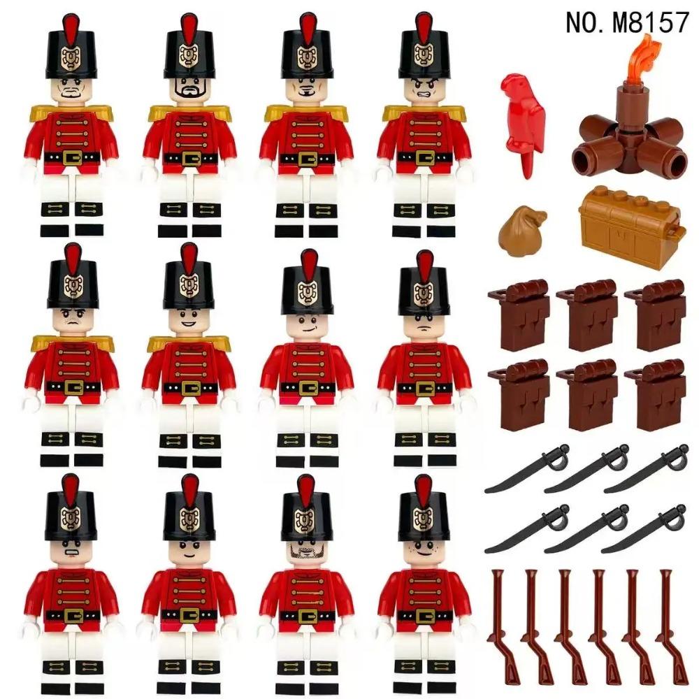 12 pezzi Cavalieri romani antichi medievali, blocchi da costruzione, figure, giocattoli, mini figure, bambole umanoidi, giocattoli, regali di compleanno.
