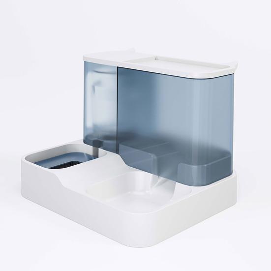 Automatic Cat Feeder And Water Dispenser 2-in-1 Detachable Food Feeder And Water Fountain for Indoor Small Dogs Cats