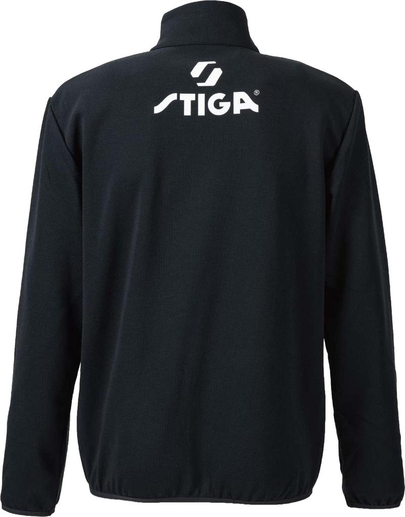 STIGA Table Tennis Outerwear STIGA Zip Jacket Black S 1805120104 JP-I