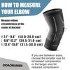 Elbow Brace Compression Support Sleeve for Tendonitis Tennis Elbow Golf Elbow Treatment - Reduce Joint Pain During Any Activity