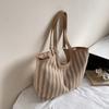 Vintage Handbag Striped Bag Women's Large Capacity Shoulder Bag