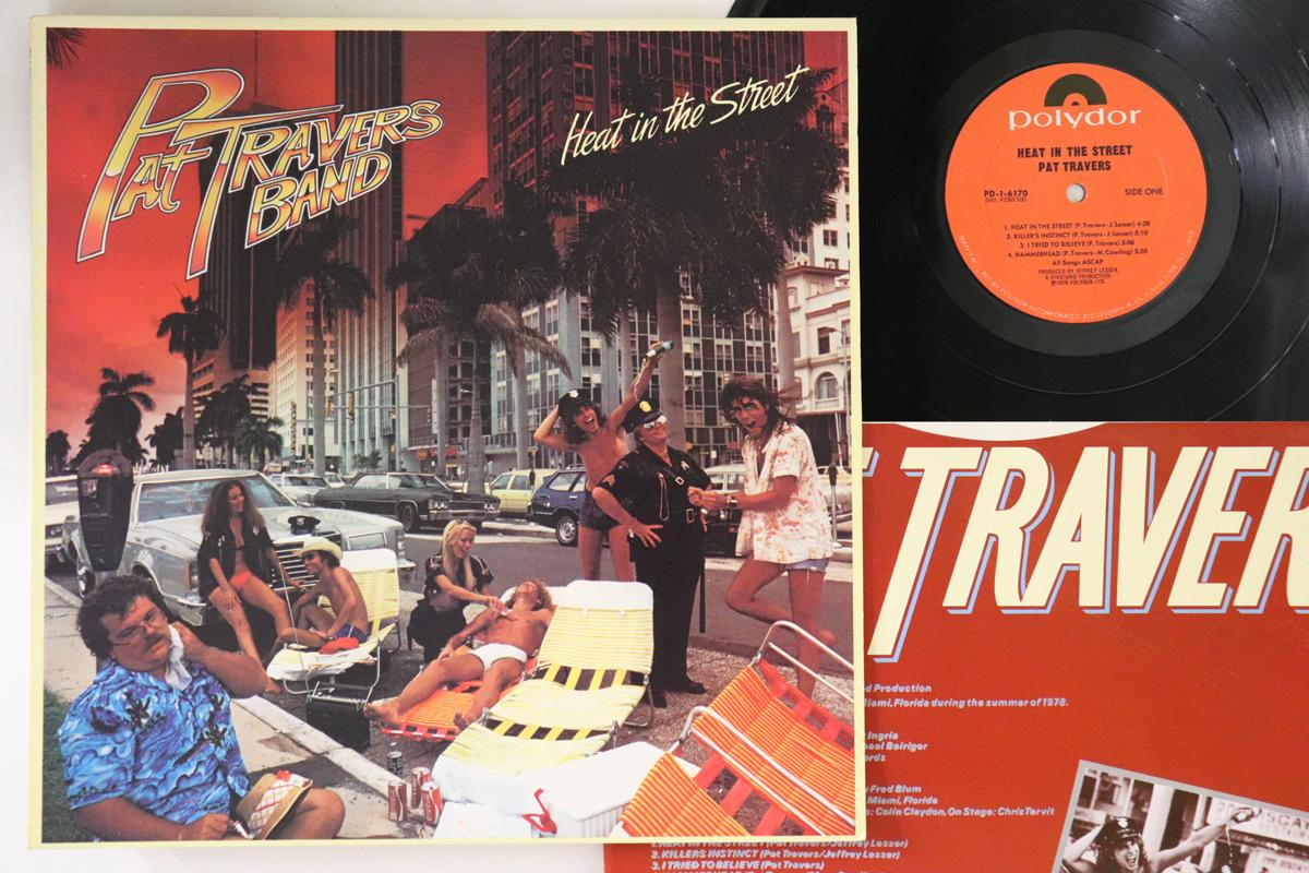 

LP Record PAT TRAVERS BAND - Heat In The Street PD16170 POLYDOR 1978 US Rock Used