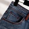 DIMANAF 2026 Summer New Plus Size Women Denim Skirt Elastic Waist A-Line Long Skirt Fashion Lady Bottoms Solid Blue