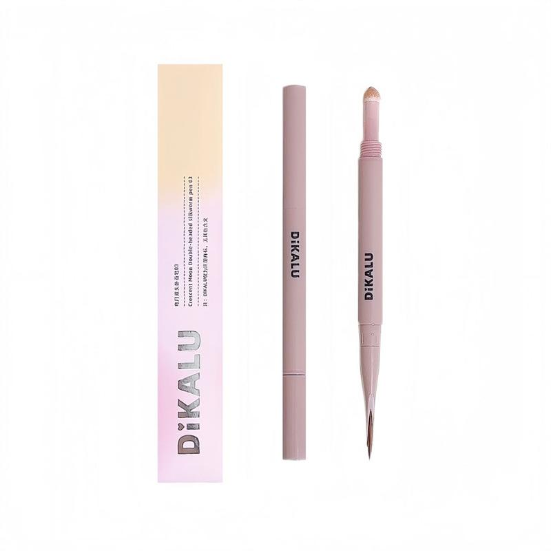 DIKALU Doppelseitiger Seidenraupenstift Unter-Augen-Highlighter Eyeliner für Natürliches Augen-Make-up