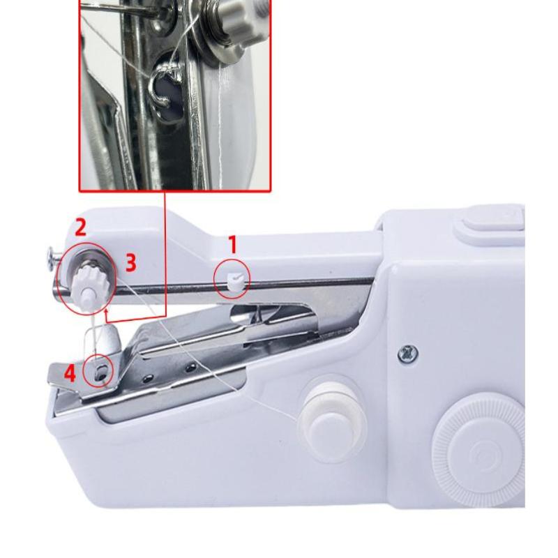 Handheld Electric Sewing Machine Mini Portable Sewing Machine Convenient Clothing Sewing Tool