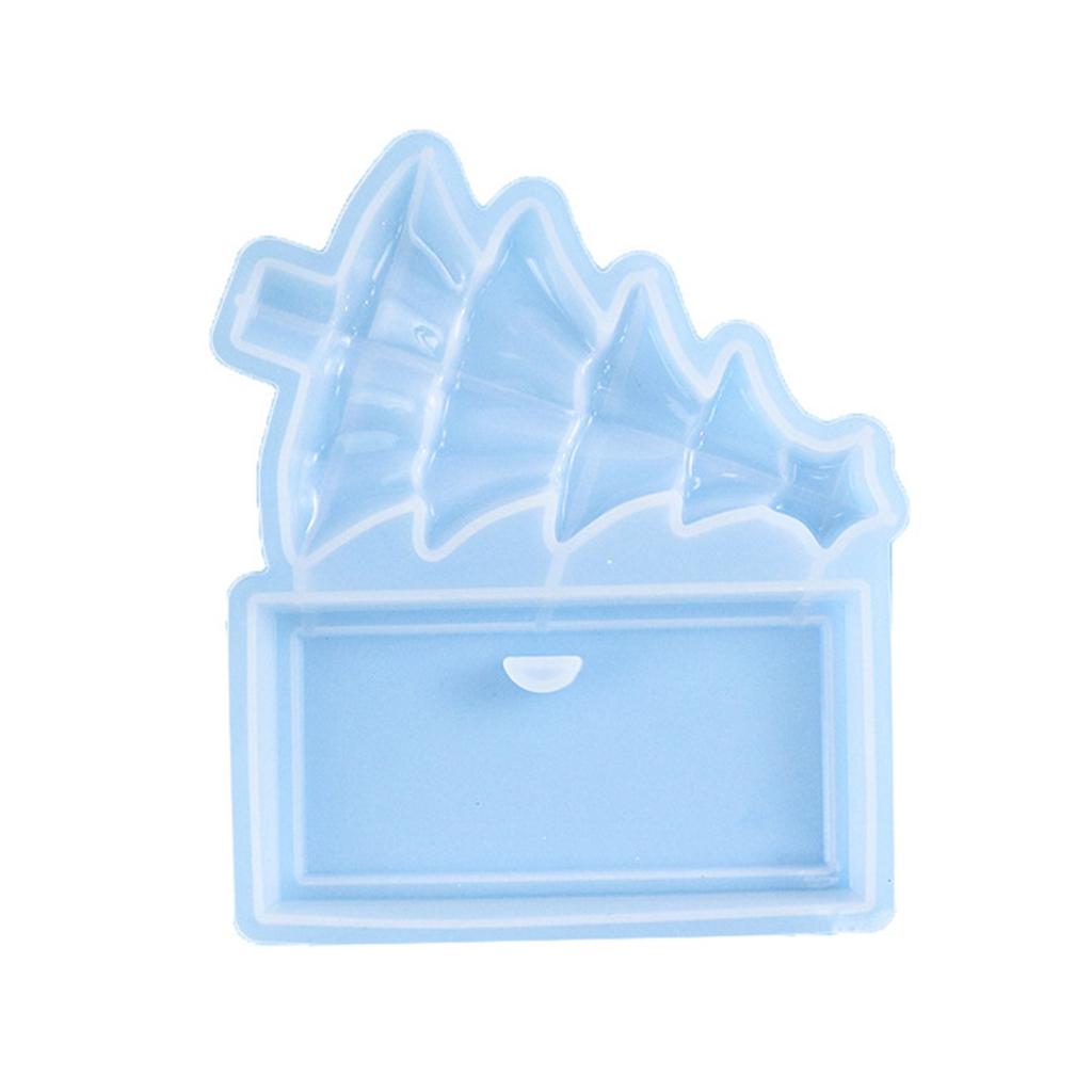 3D Weihnachtsbaum-Schmuck Silikonform Harzform für DIY Bastelschmuckwerkzeug