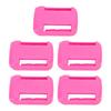 5pcs 14V‑60V Battery Mount Holder Storage Shelf Rack Stand Slots Hanger Buckle Pink