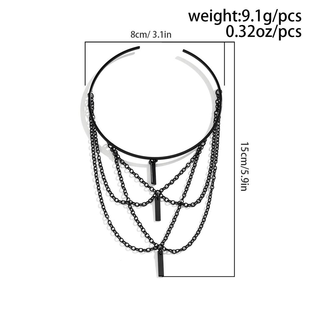 PuRui Black Open Upper Arm Bracelet for Women Jewelry Rectangle Stick Star Charm Tassel Arm Cuff Bangle Summer Accessories Girls