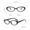 Elliptical Korean Reading Glasses Fashion Women Blue Anti Light Far Sight Eyeglasses Ladies Simple and Versatile Eyewear Diopter