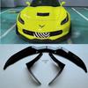 For 14-17 Chevrolet, Corvette C7 Modified Segmented Front Lip Corner Wrapping Original Car Non-destructive Installation
