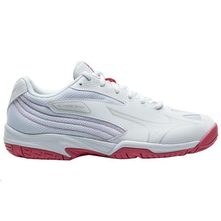 Mizuno Gate Sky Plus 3 Wide White High-Vis Pink Unisex Sneakers Wan-Blue Lunar-Rock 71GA234022