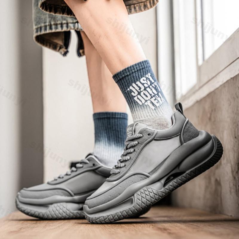 Mode Herren Freizeitschuhe 2025 Frühling Neu Mesh Atmungsaktiv Modetrend Sportschuhe Bequem Vielseitig Dicke Sohle Klobige Sneaker