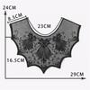 Black Embroidered Mesh Organza Front Collar Collar Sewing Lace Diy Decorative Dress Wedding Dress Accessories
