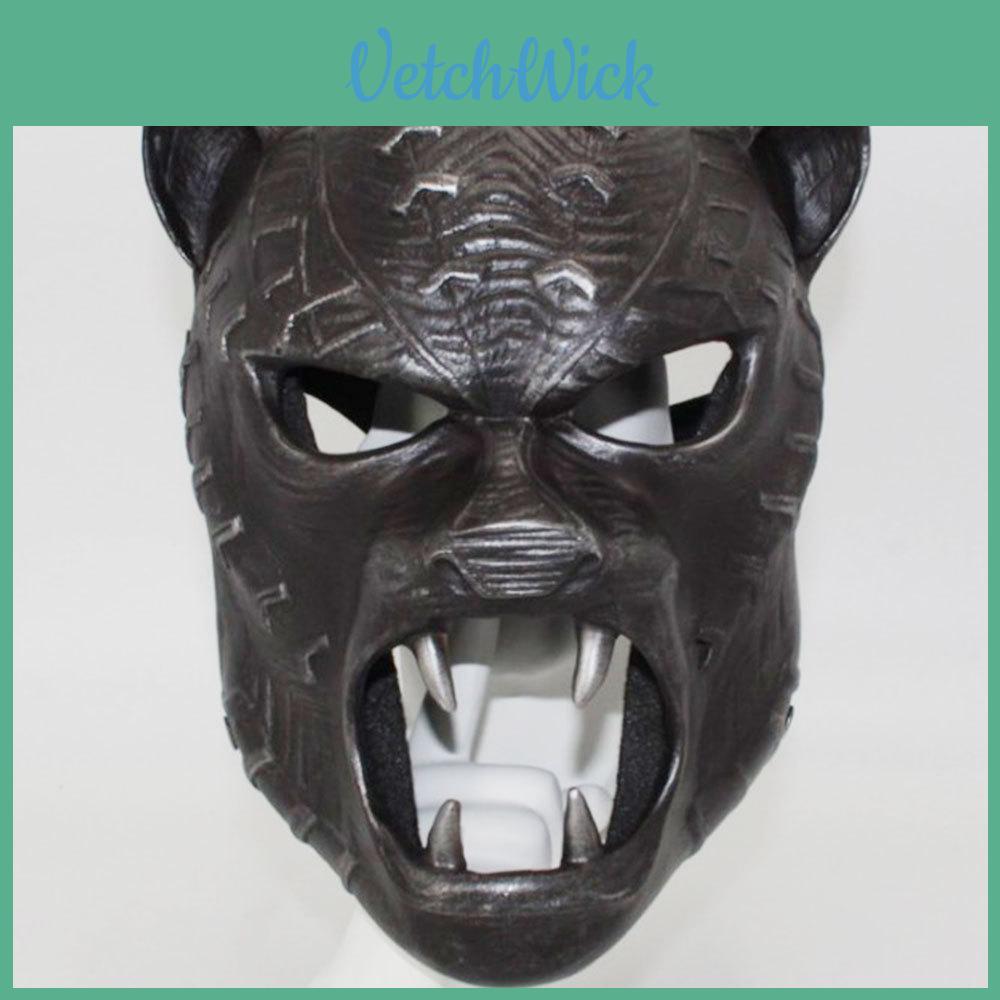 Marvel Captain America Civil War Black Panther Resin Mask Cosplay Costume For Halloween Party