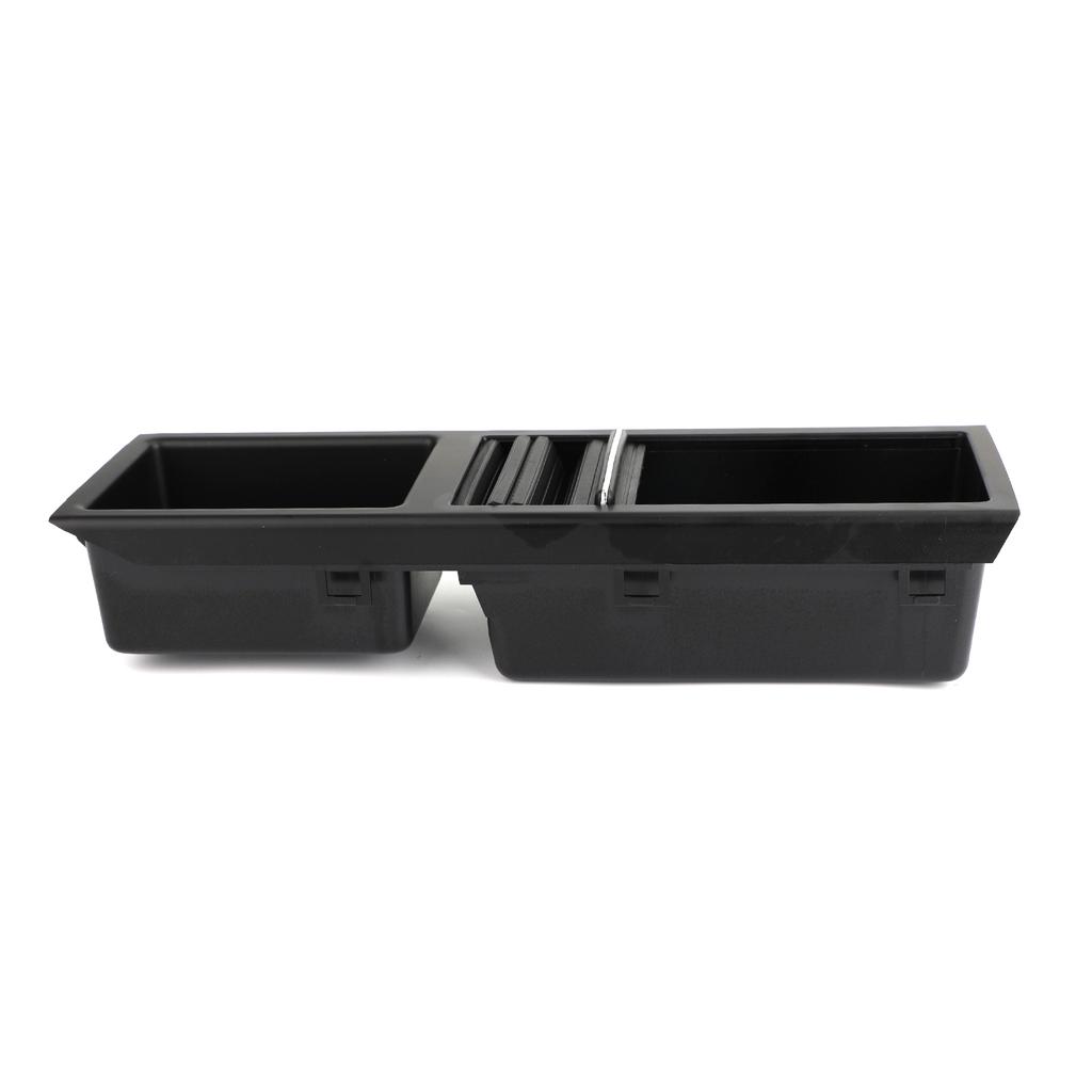 Svart Förvaringsfack med Mugghållare i Mittkonsolen Passar För BMW E46 3-serie 1998-2007