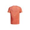 Under Armour Solid Color Crew Neck T-Shirt Men Tops Orange 1375692-848