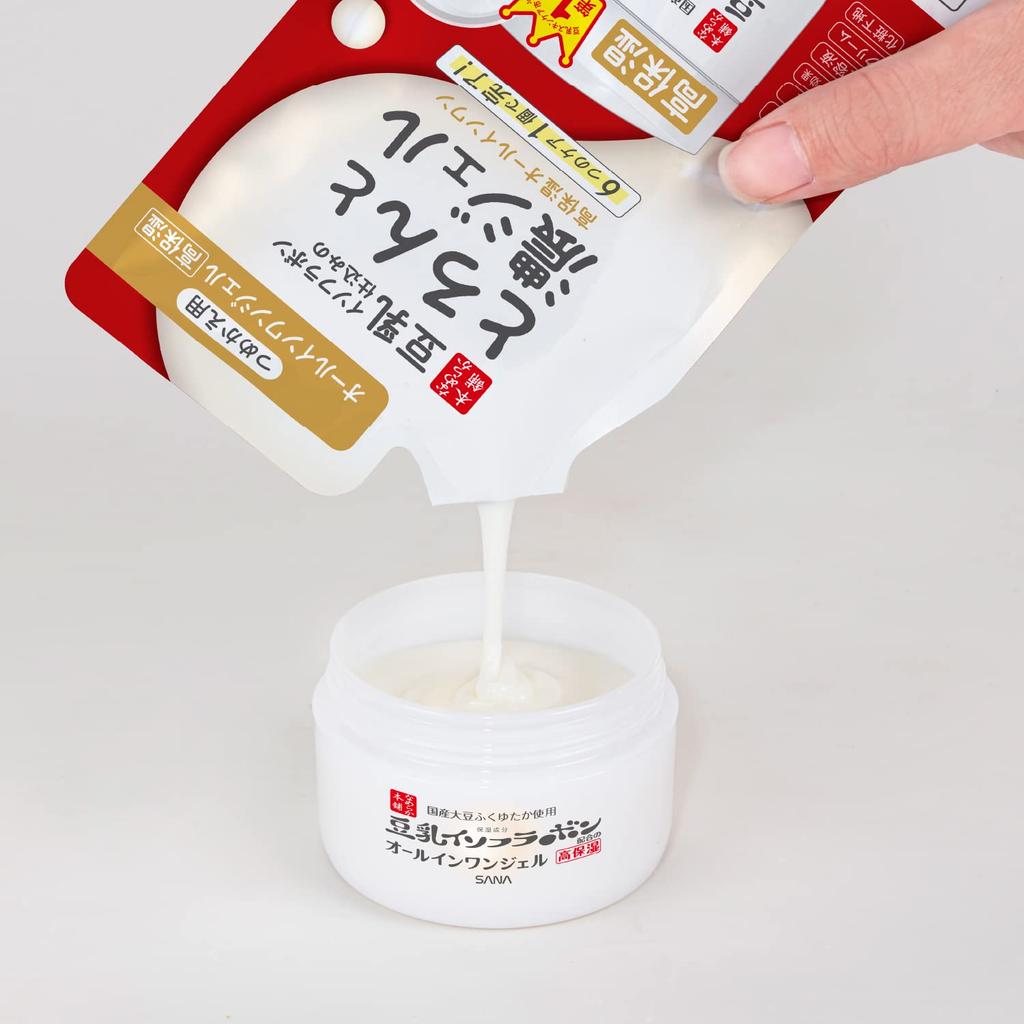 Nameraka Honpo Thick Gel Enrich Refill 100g Gel All-in-One