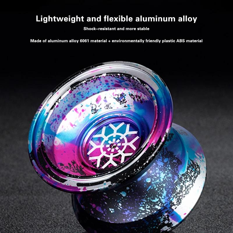 Yoyo Professional Unresponsive Yo yo Metal Edition Magic Yoyo 1/3/5A Aluminum Alloy Yoyo Game Responsive High SpeedYoyo for Kids